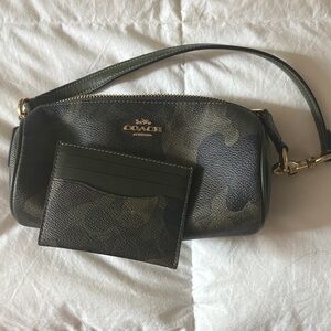 Coach Camouflage Wristlet and Cardholder Set